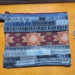 Denim Zipper Pouch